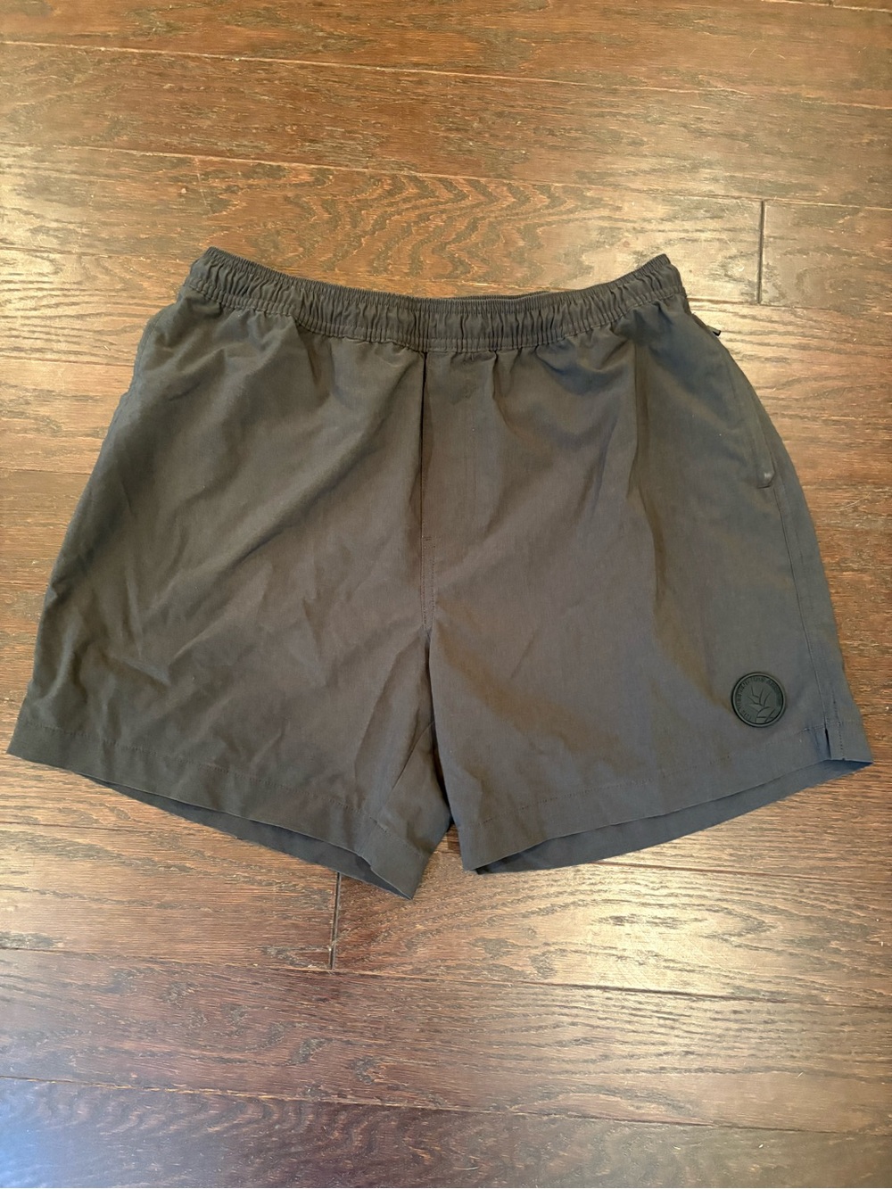 Chubbies Black Athletic Shorts with Elastic Waist